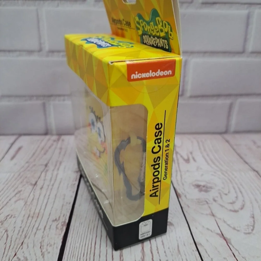 New In Box!  Culturefly AirPods Case - Generations 1 & 2 - SpongeBob SquarePants